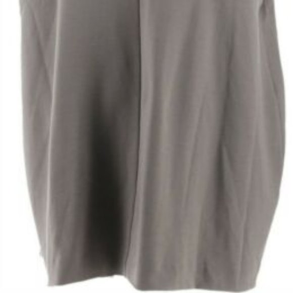 NWT LISA RINNA CHIC ASYMMETRIC CHARCOAL ZIP VEST LARGE - Picture 6 of 11